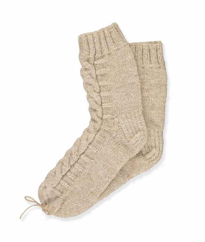 Hand Knitted Socks Made From New Zealand Merino Wool - So Cosy